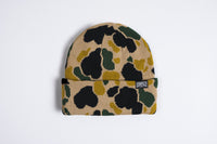 Autumn Duck Camo Beanie - Sand