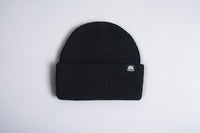 Autumn Simple Solid Beanie - Black