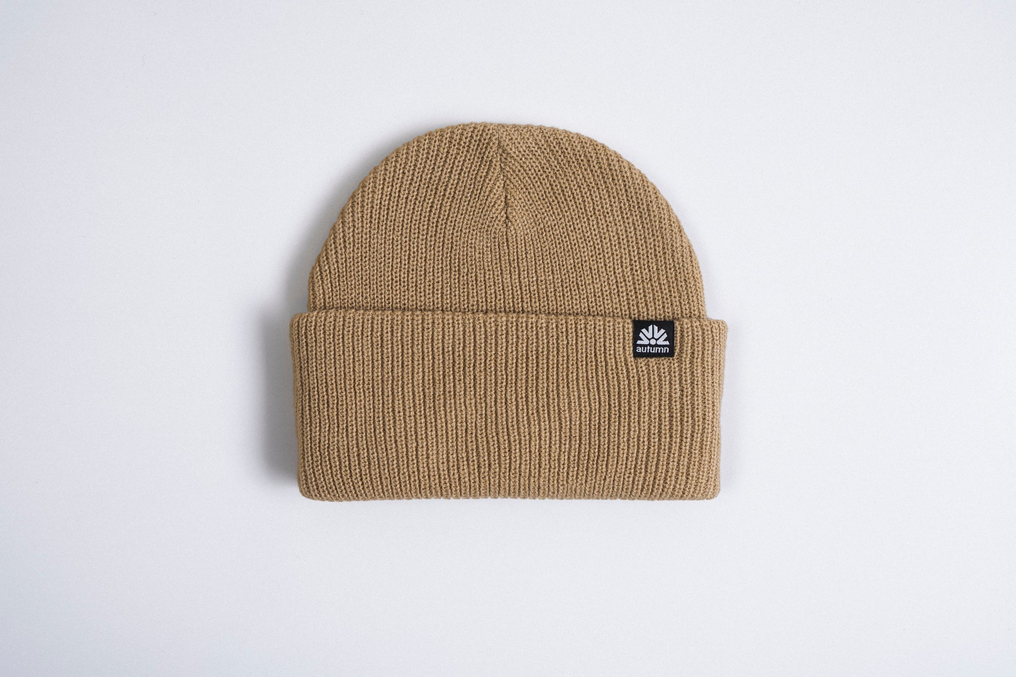 Autumn Simple Solid Beanie - Sand