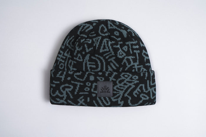 Autumn Soul Camo Beanie - Black