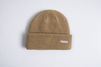 Autumn Waffle Beanie - Sand