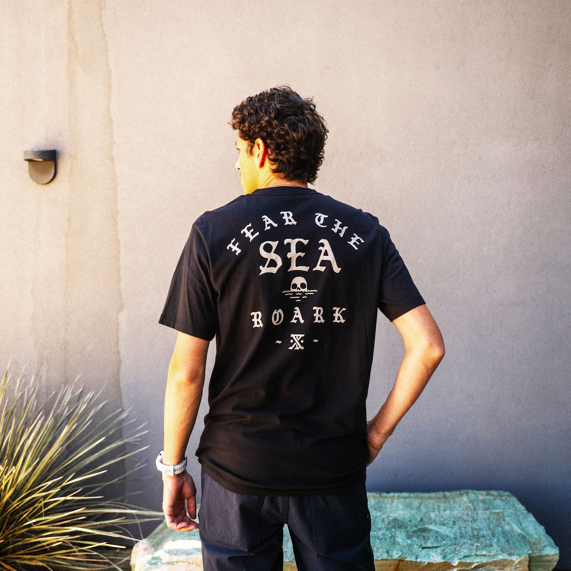 Men's Fear the Sea Premium Tee - Black