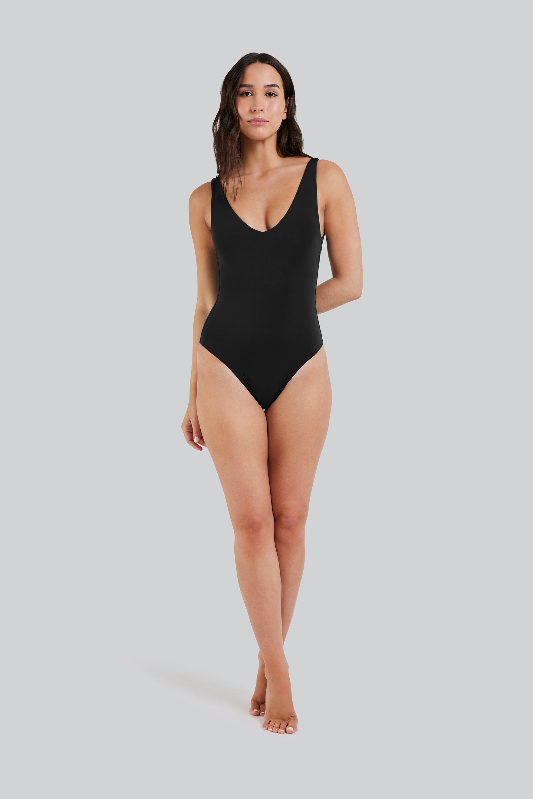 Fig Women's Iseo One-Piece Swimsuit - Black