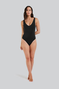 Fig Women's Iseo One-Piece Swimsuit - Black