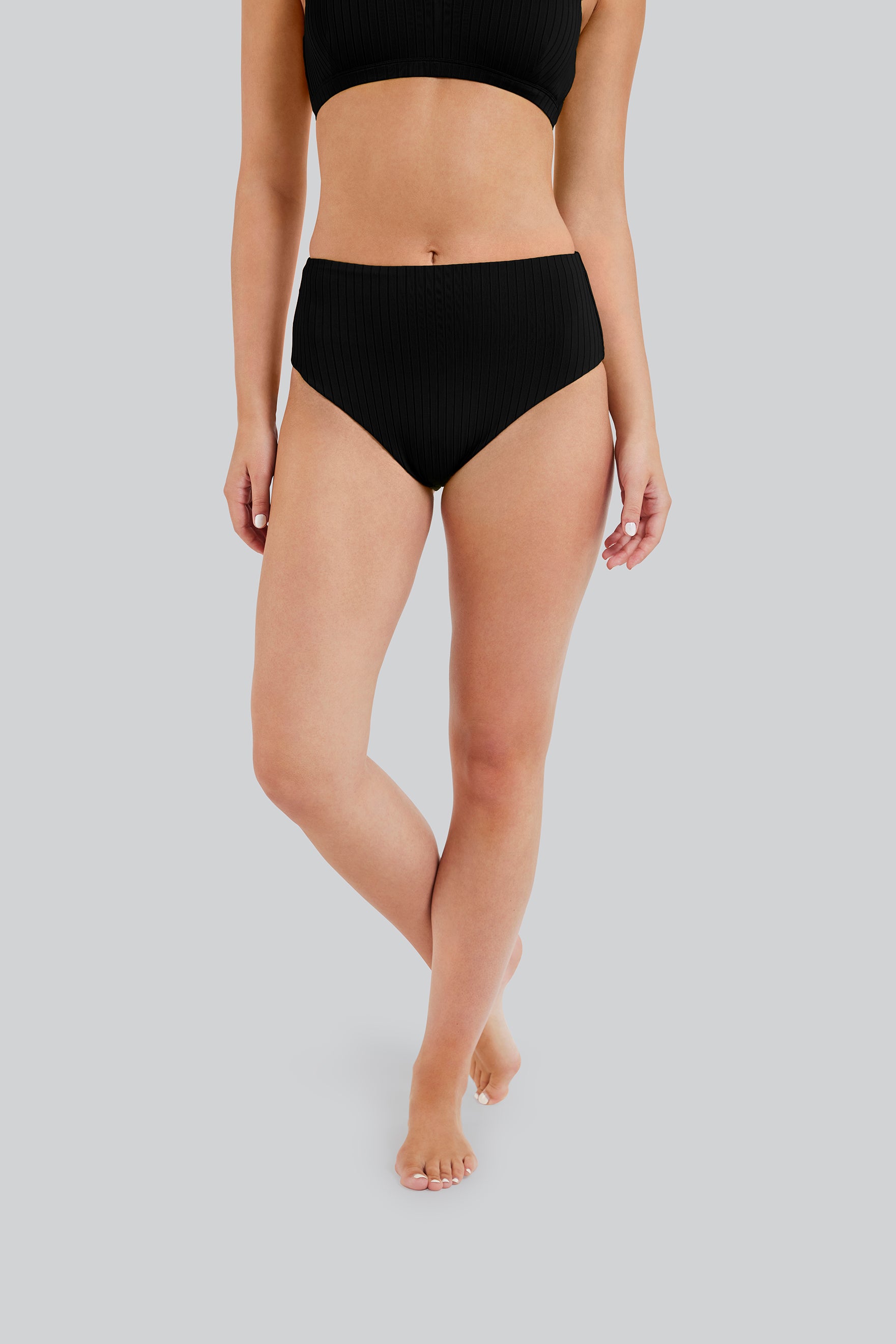 Fig RESIA Swim Bottom High Waist - Black
