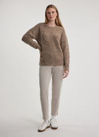 Fig Women's Tanda Sweater - Mocha Speckles