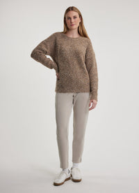 Fig Women's Tanda Sweater - Mocha Speckles
