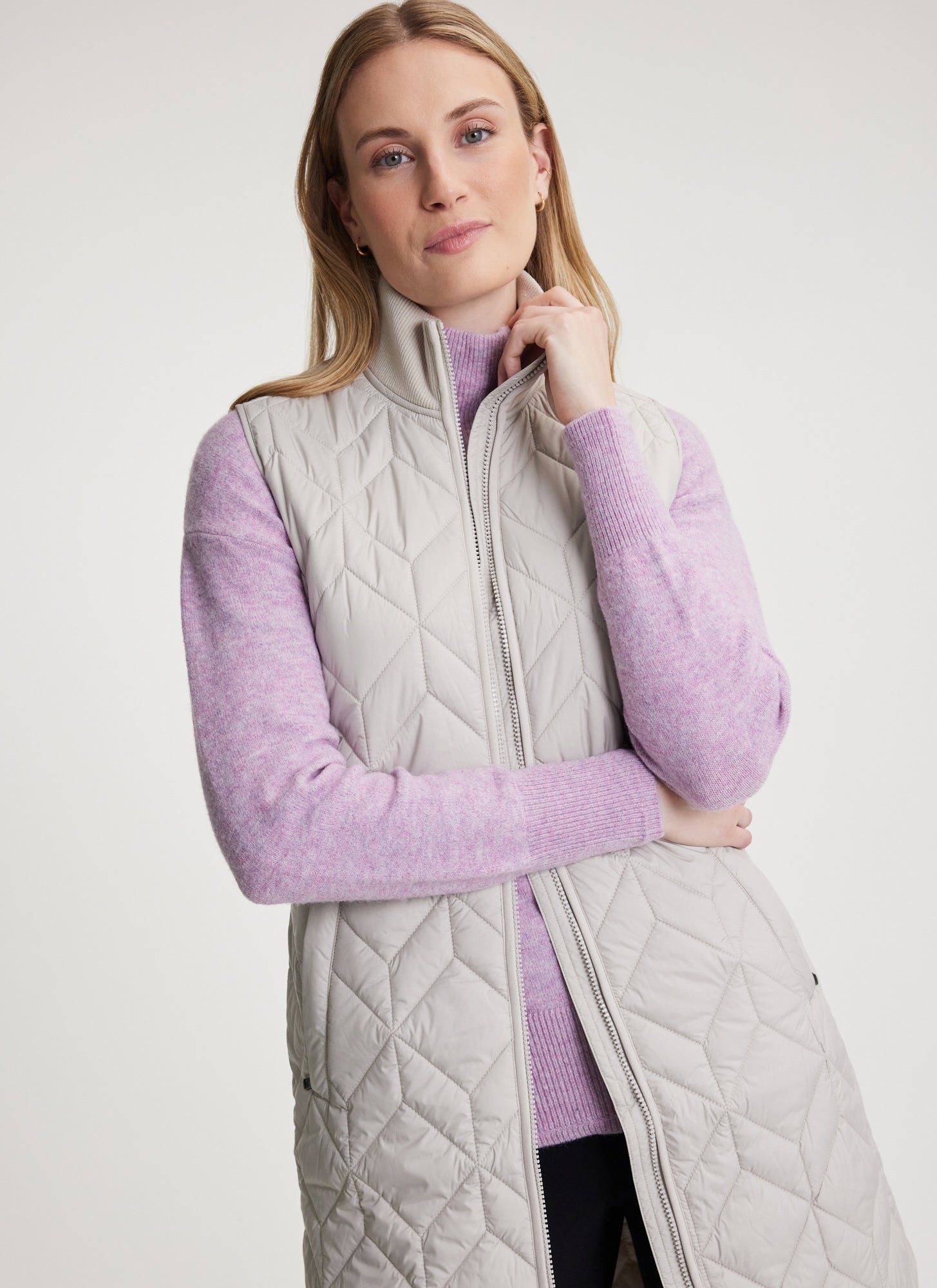 Fig Women's Aria Long Vest - Birch