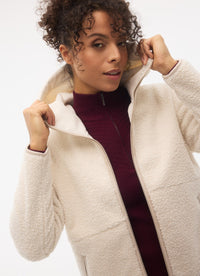 Fig Frost Hoodie Jacket - Pearl, alternate