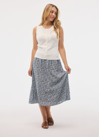 Fig Women's Evelyn Sleeveless Top - White