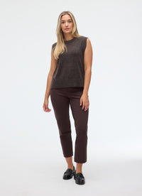 Fig Kira Sweater Vest - Cacao