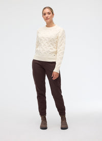 Fig Myrka Cable Sweater - Cream