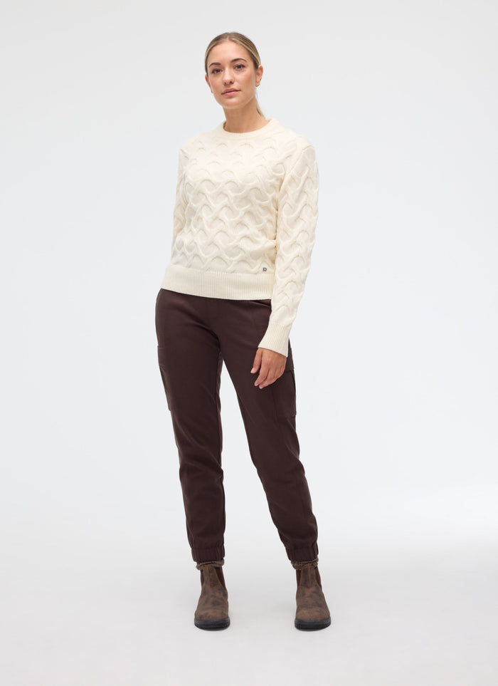 Fig Myrka Cable Sweater - Cream