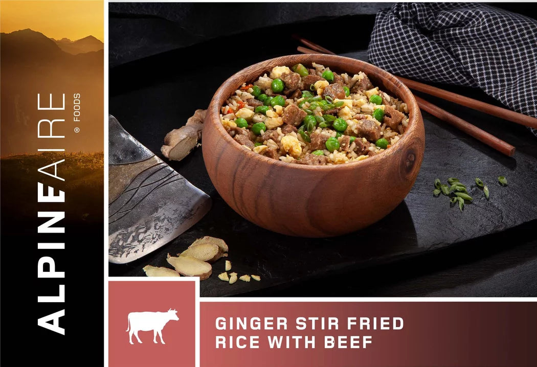 Ginger Stir Fried Rice With Beef