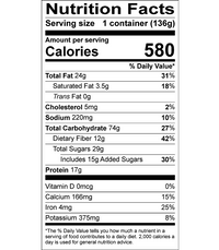 Good To-Go Granola Nutrition Facts