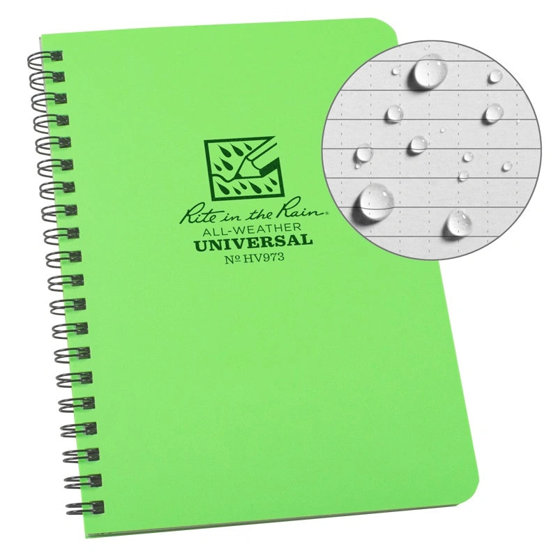 Side Spiral Notebook 4.625" x 7" Universal Pattern
