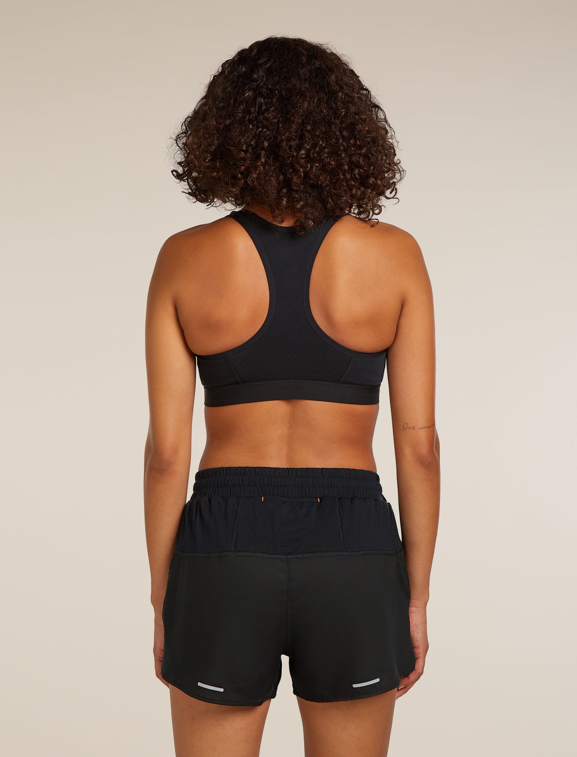 Icebreaker Women's Merino Blend 125 ZoneKnit™ Racerback Bra - Black