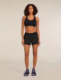 Icebreaker Women's Merino Blend 125 ZoneKnit™ Racerback Bra - Black