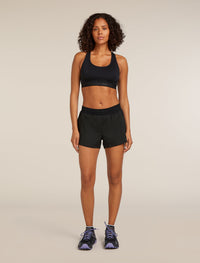Icebreaker Women's Merino Blend 125 ZoneKnit™ Racerback Bra - Black