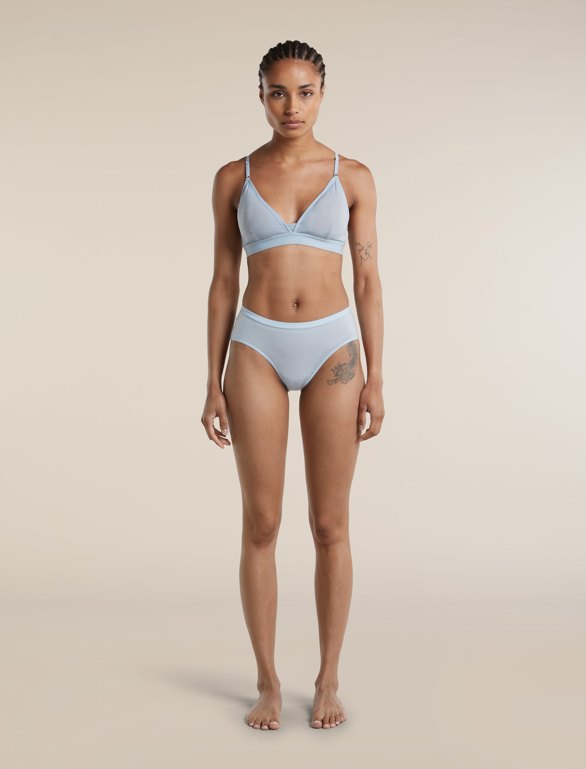 Icebreaker Women's Merino 150 Siren Hipkini - Zinc Blue