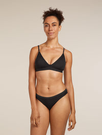 Icebreaker Women's Merino 150 Siren Bra (with Removable Cups) - Black