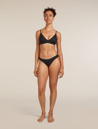 Icebreaker Women's Merino 150 Siren Bra (with Removable Cups) - Black