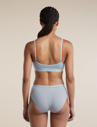 Icebreaker Women's Merino 150 Siren Bra (with Removable Cups) - Zinc Blue
