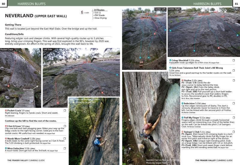 The Fraser Valley Climbing Guide