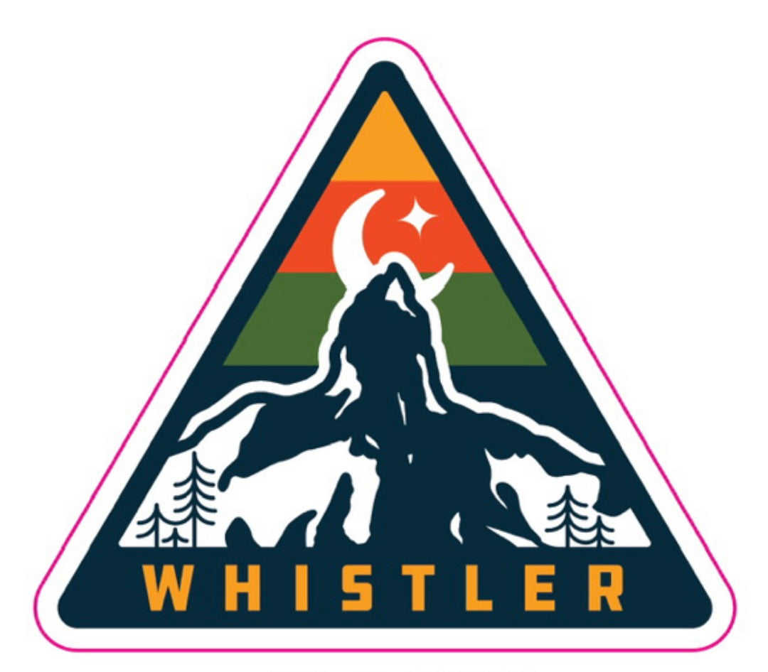 Whistler Stickers | Mt. Waddington Outdoors