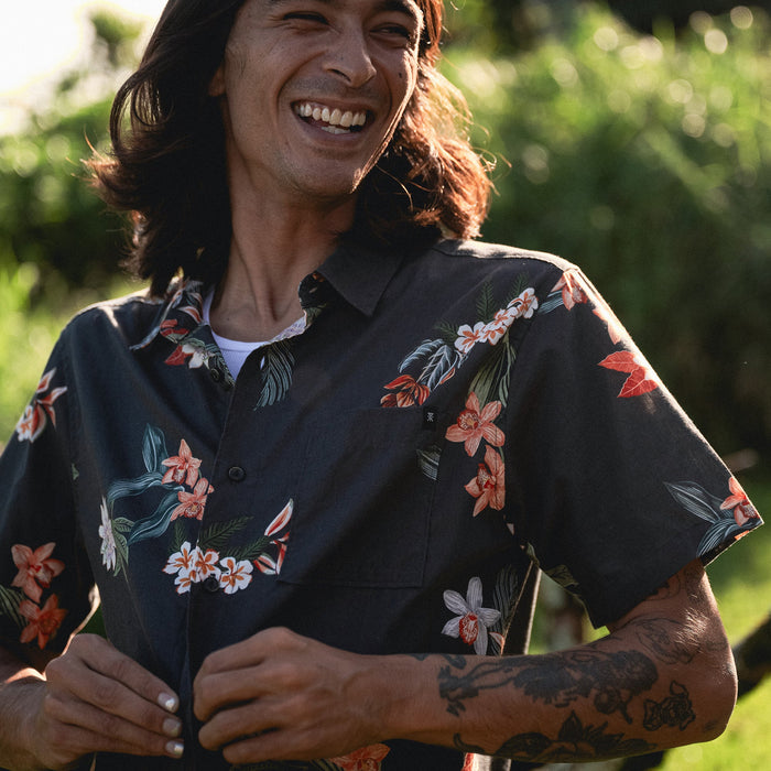 Men’s Woven Journey SS - Onyx