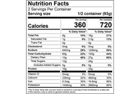 Good To-Go Kale and White Bean Stew Nutrition Facts