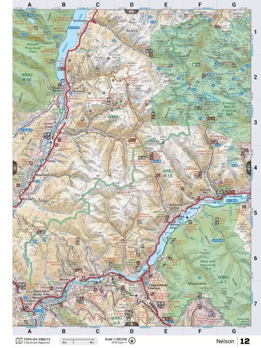 Kootenay Rockies BC Mapbook