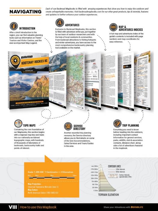 Kootenay Rockies BC Mapbook