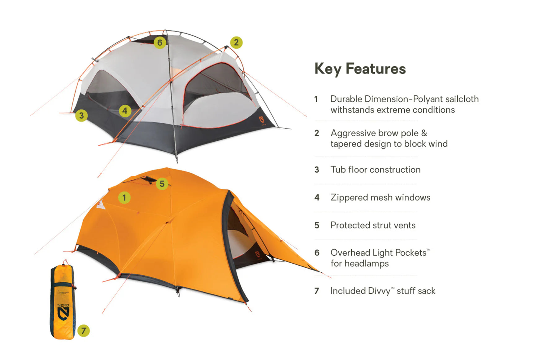 Kunai 3 Person Backpacking Tent
