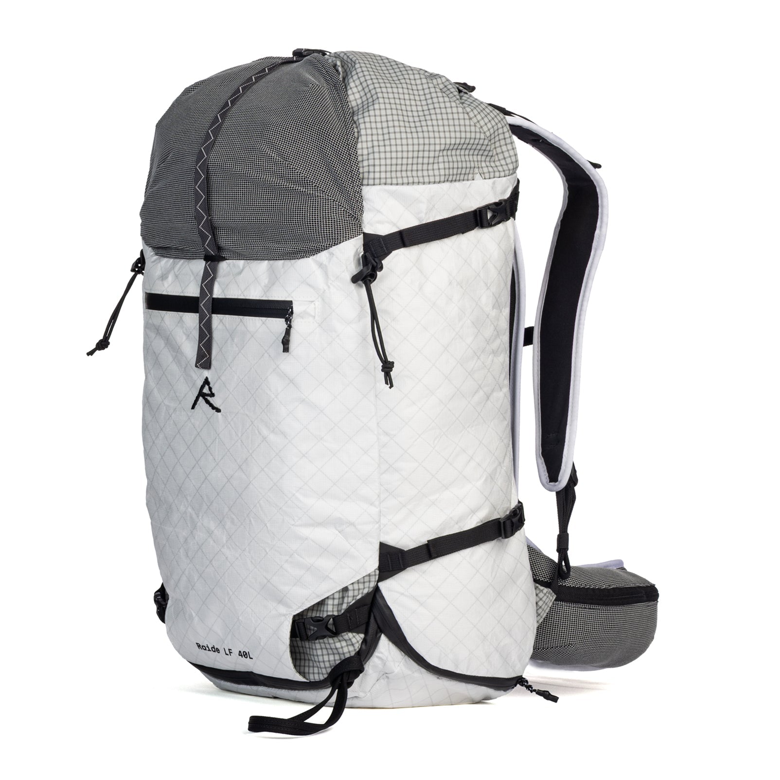 Raide Research LF 40L, White (quarter view)