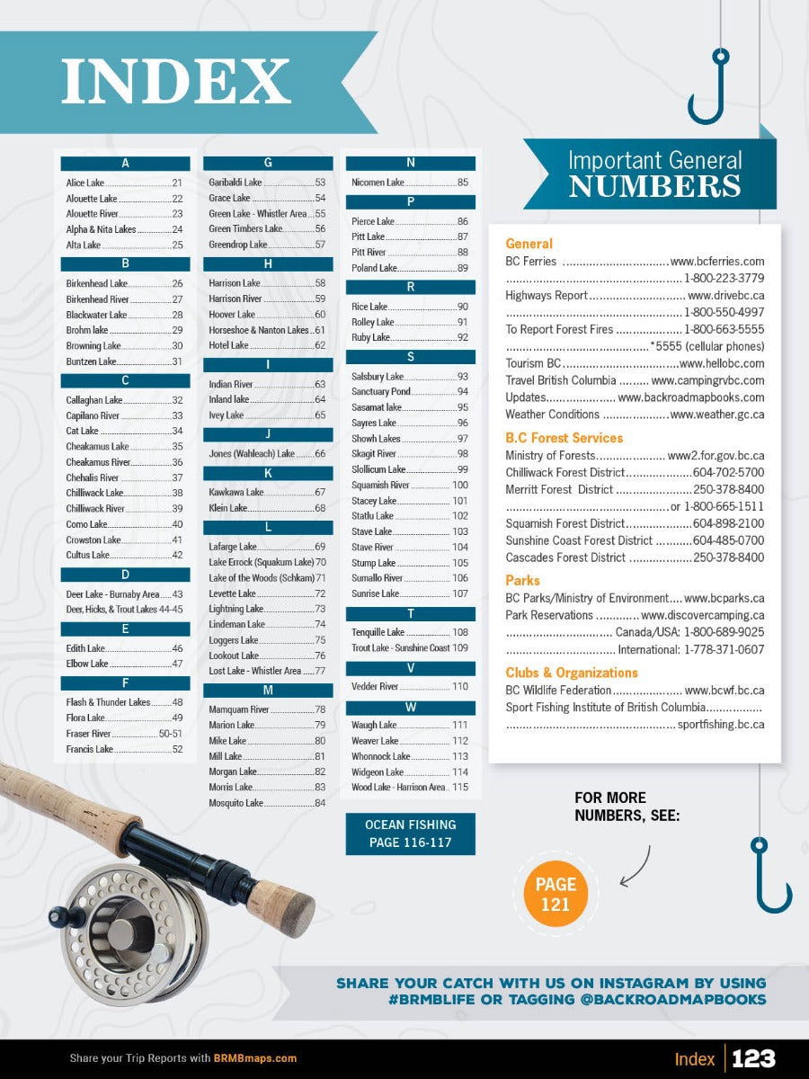 Lower Mainland BC Fishing Mapbook