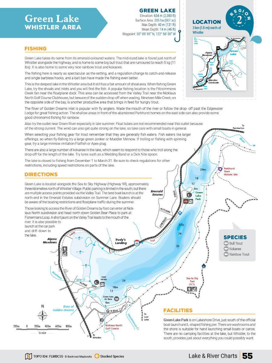 Lower Mainland BC Fishing Mapbook