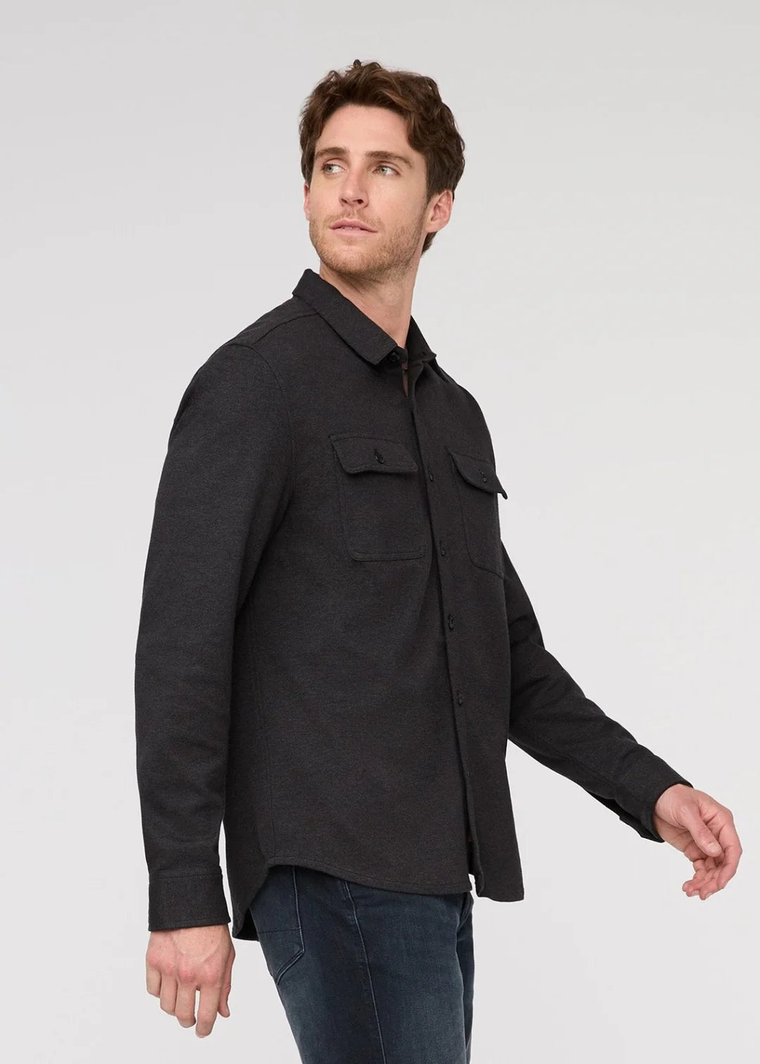 Performance Flannel Button Down