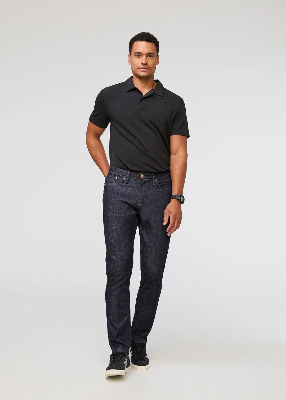 Men's Performance Denim Relaxed Taper - Heritage Rinse