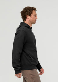 DUER Men's DuraSoft Fleece Motion Hoodie - Black side