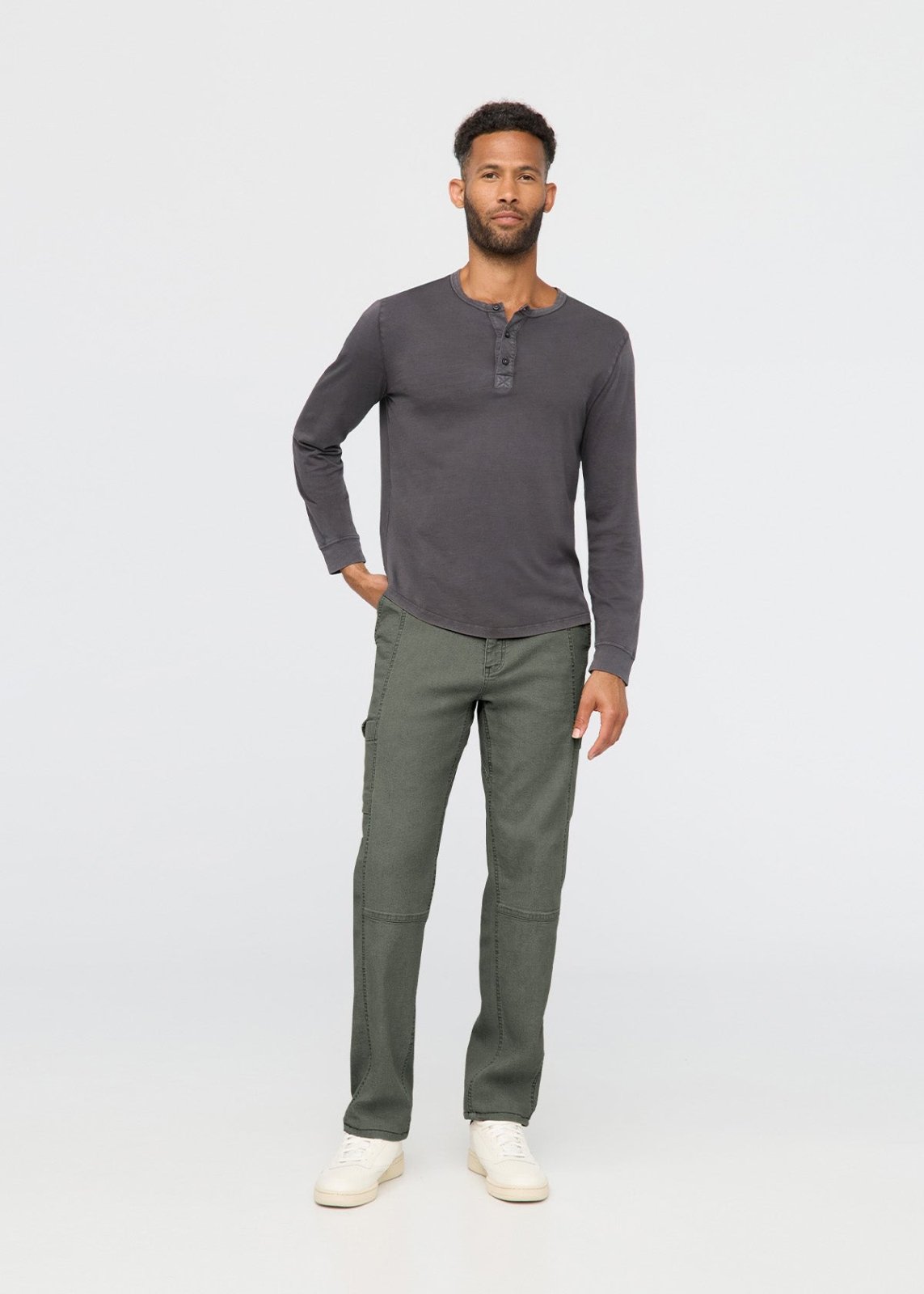 Men's Stretch Canvas 7 Pocket Pant - Thyme