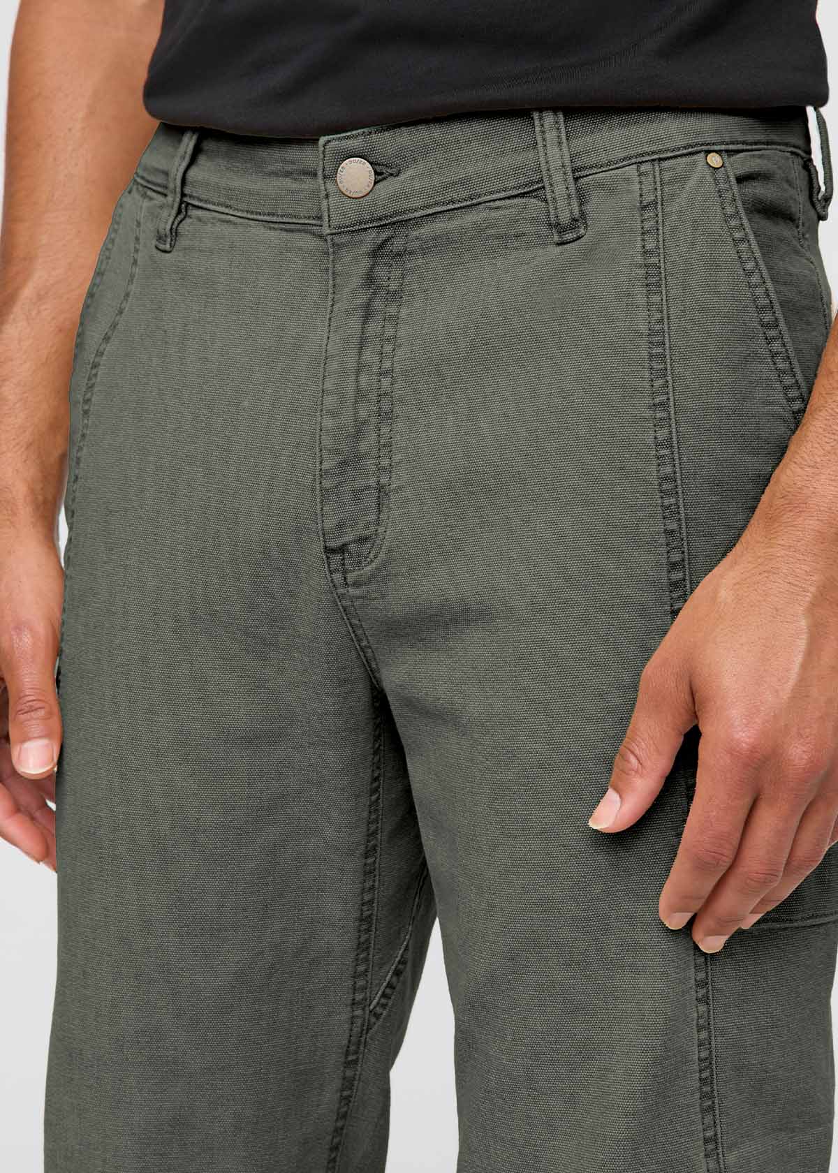 Men's Stretch Canvas 7 Pocket Pant - Thyme