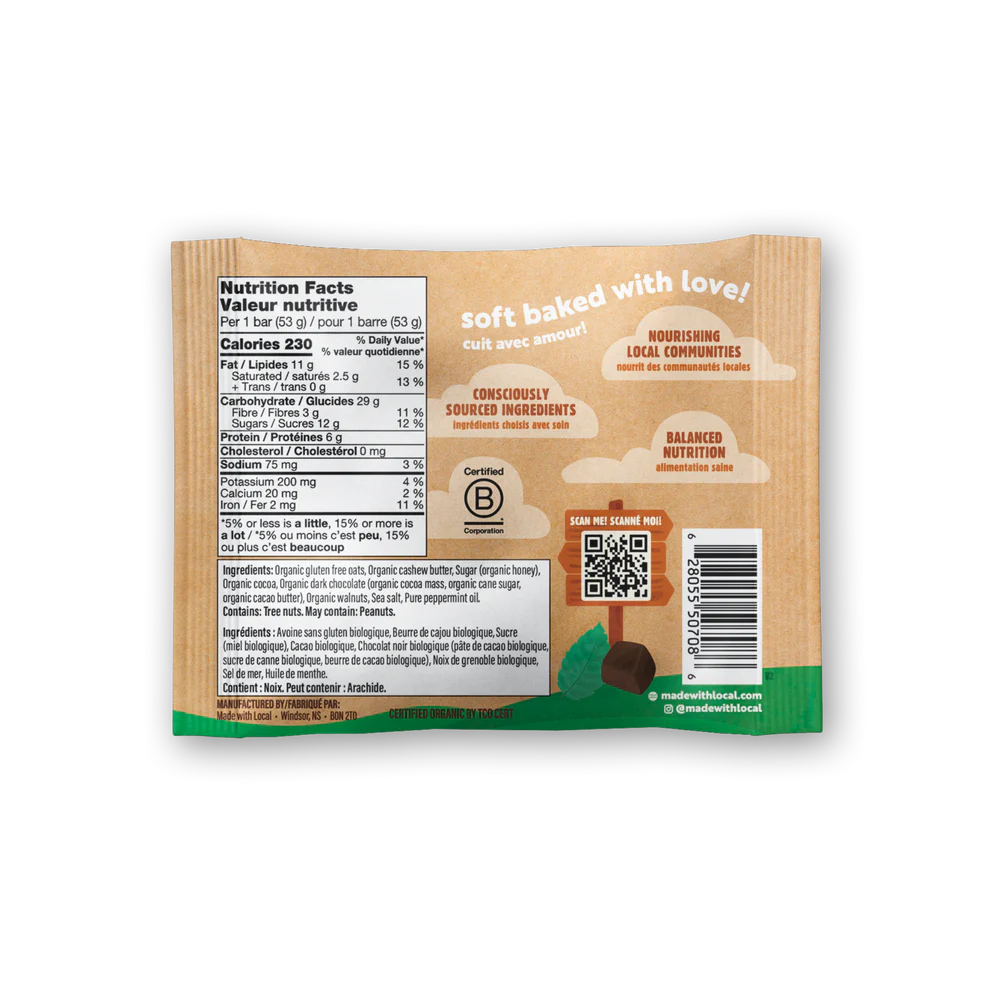 Real Food Bars - Mint Chocolate Chip