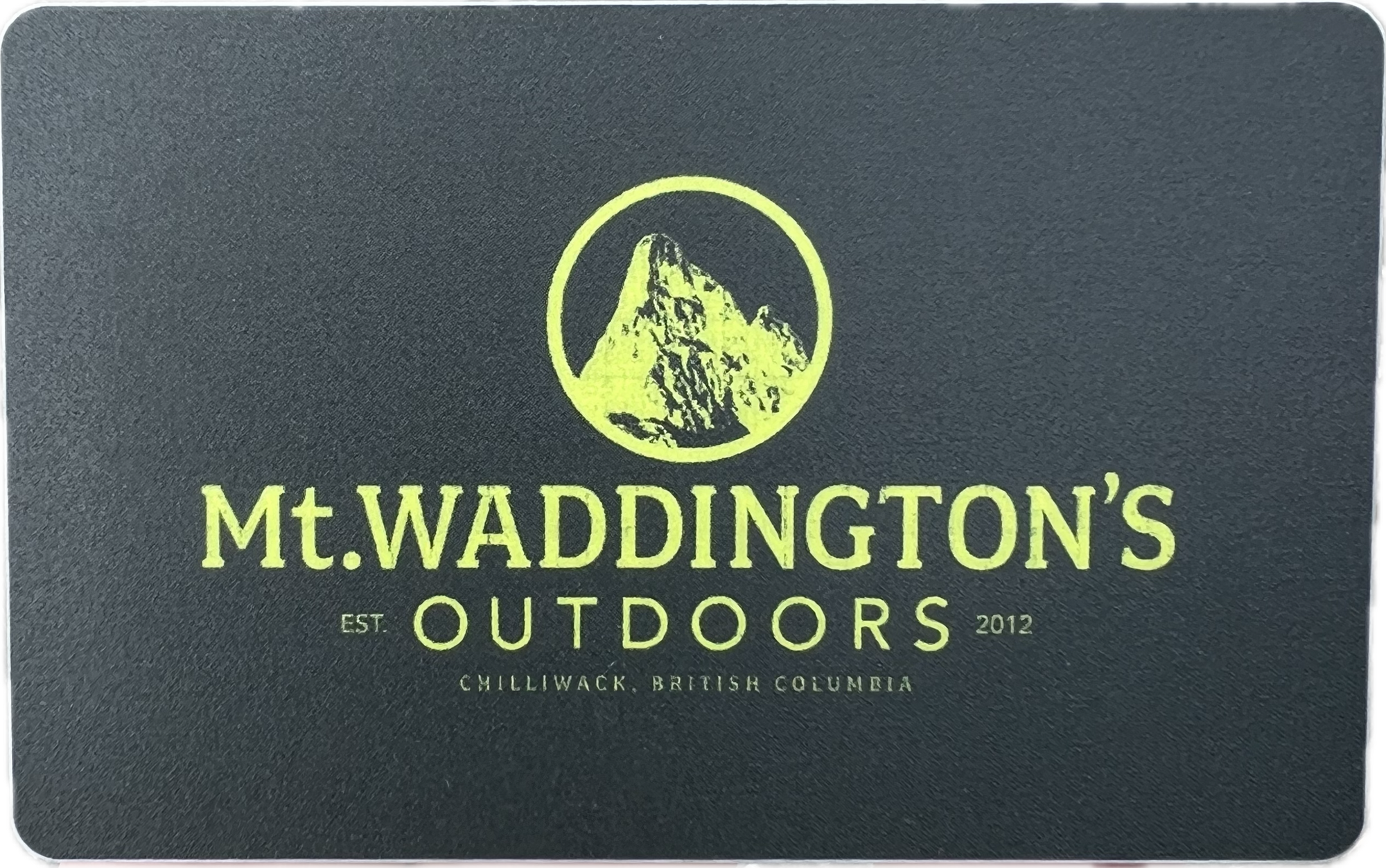 Mt. Waddington's Outdoors Gift Card