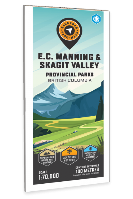 EC Manning & Skagit Valley Provincial Parks BC Map