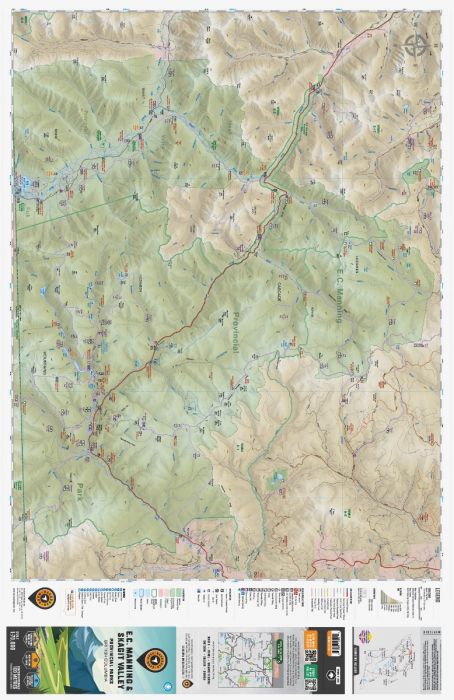 EC Manning & Skagit Valley Provincial Parks BC Map