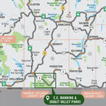 Load image into Gallery viewer, EC Manning &amp; Skagit Valley Provincial Parks BC Map
