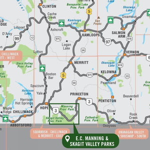 EC Manning & Skagit Valley Provincial Parks BC Map