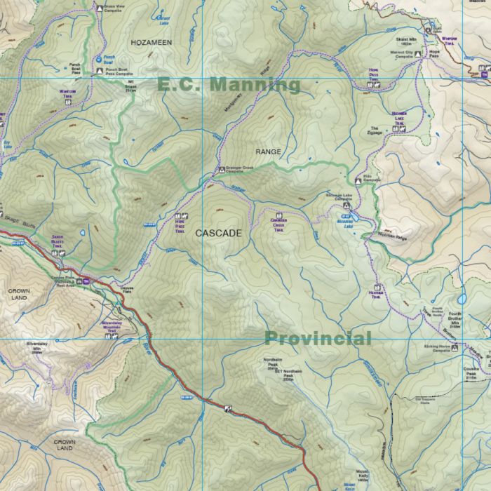 Manning park trail lemonade map