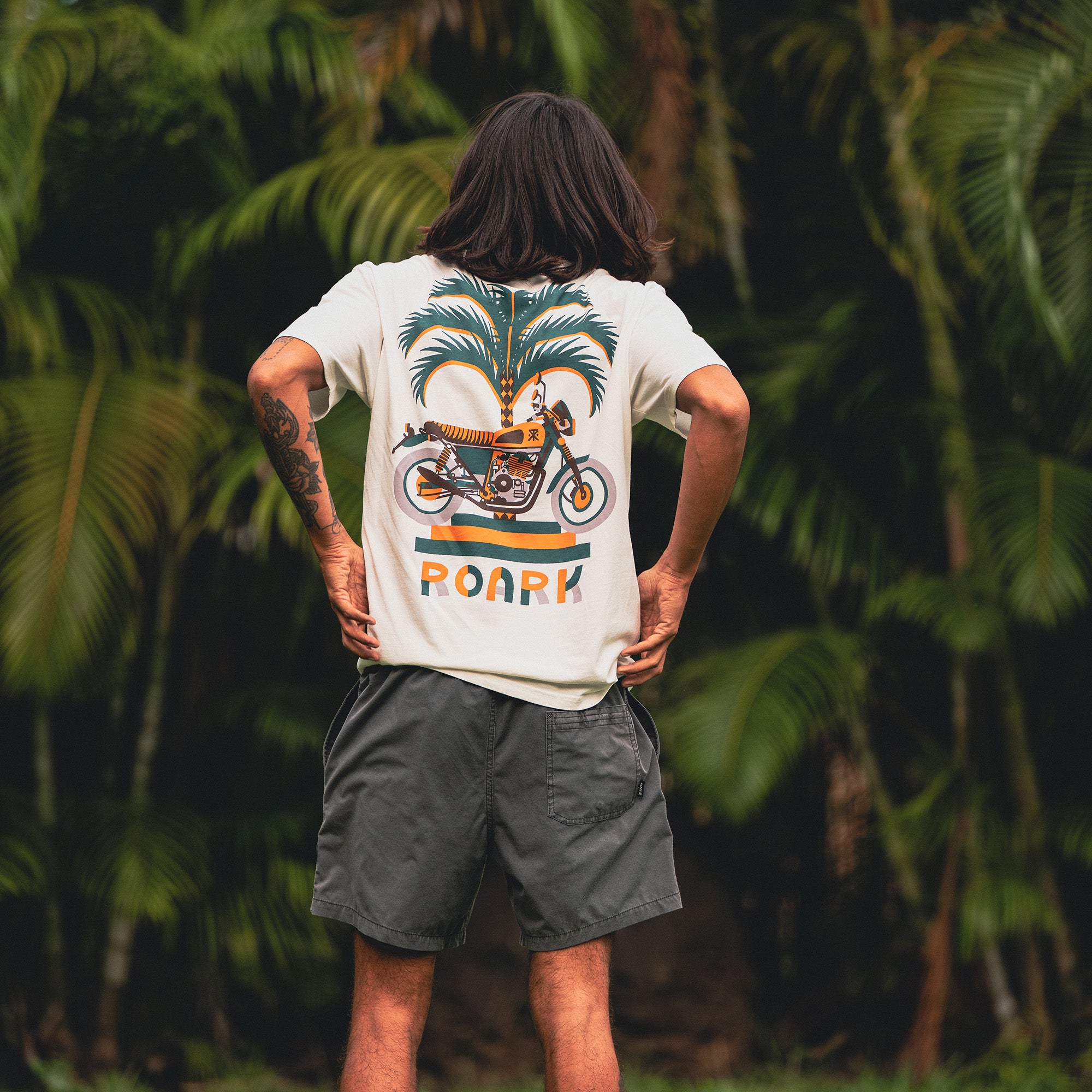 Men’s Moto Palm T-Shirt - Off White